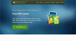 Desktop Screenshot of free-mp3-joiner.com