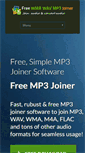Mobile Screenshot of free-mp3-joiner.com
